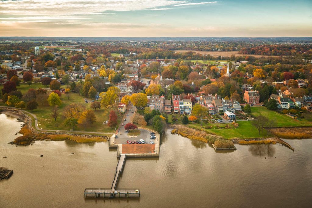 Aerial view photo of New Castle, DE