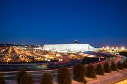 Aerial photo of Dulles Airport in Dulles, VA