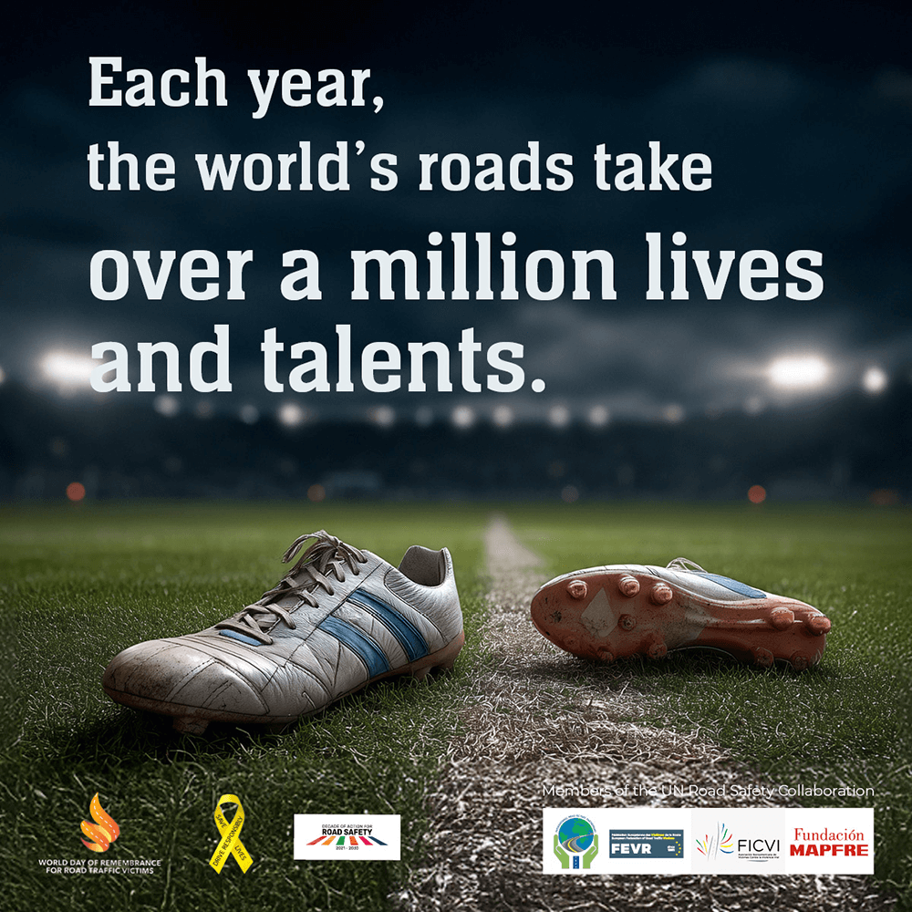 World Day of Remembrance for Traffic Victims - Football